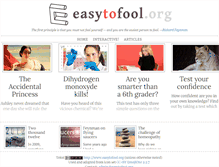 Tablet Screenshot of easytofool.org